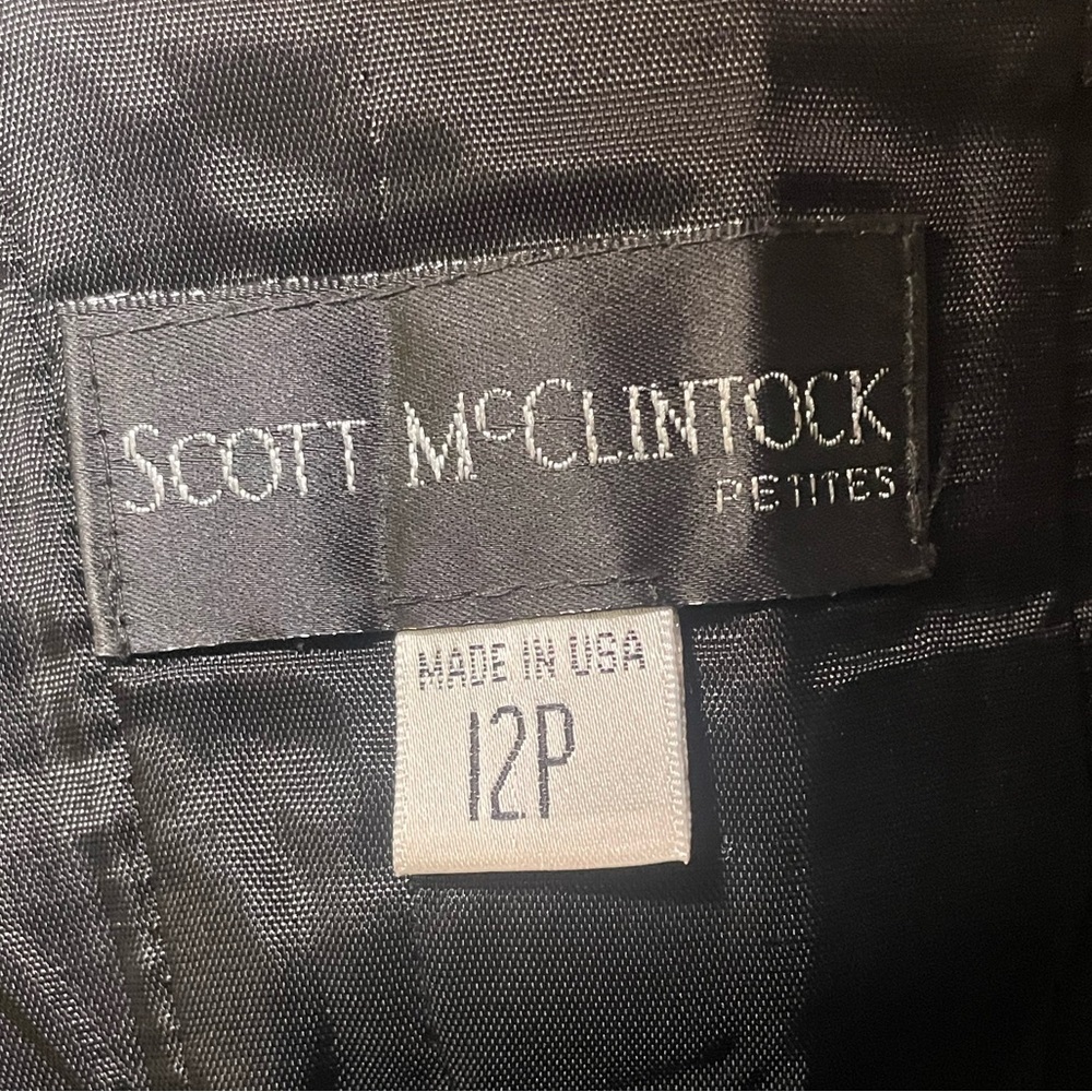 Y2K Scott McClintock Velvet Brocade Corset Top - Picture 8 of 10